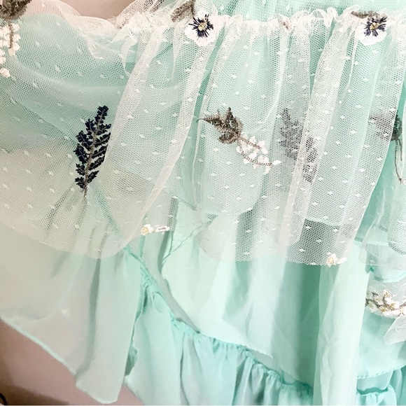 Pleiades Wild Lupine Ruffle Dress - Picture 9 of 13